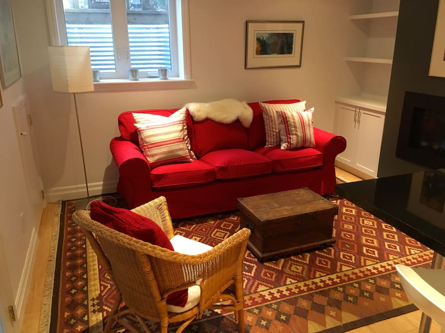 Professionally renovated apartment with private entrance.