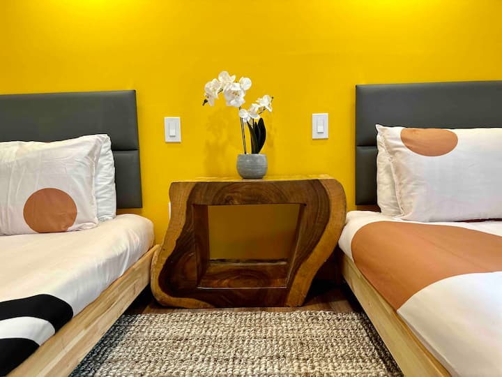 Double twin bedroom