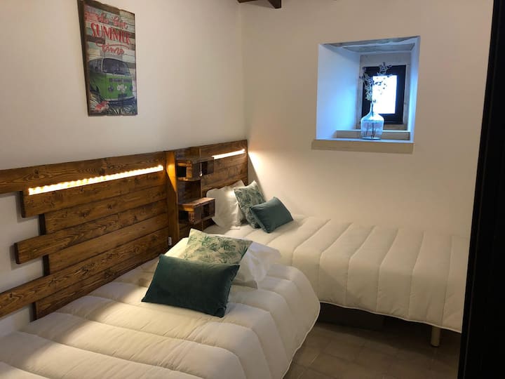 Chambre avec lits jumeaux