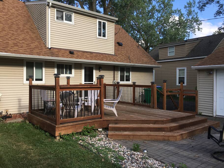 Backyard patio