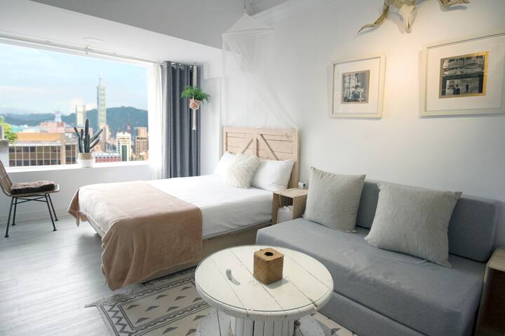 B3 Studio  high floor 101 city view new bathroom