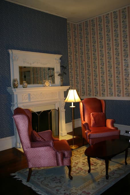 Seating area.