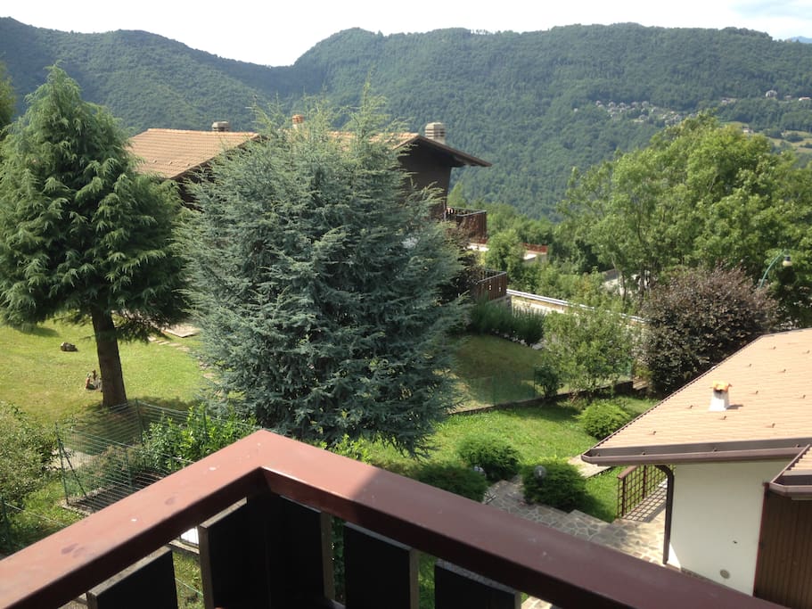 Vista dal balcone