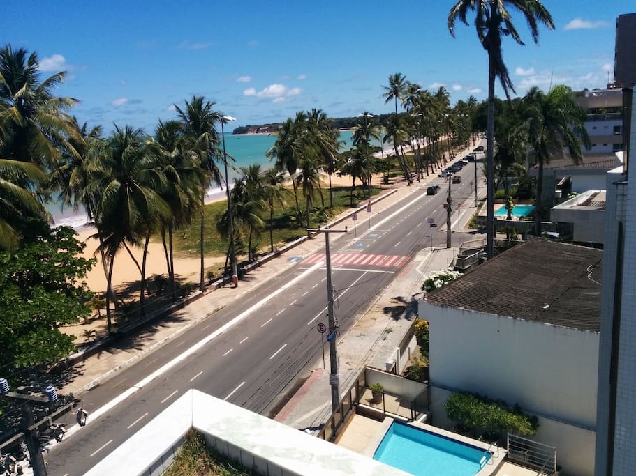 Vista fantástica da orla de Cabo Branco