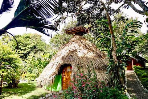 Enjoy nature first hand in this charming Tipi