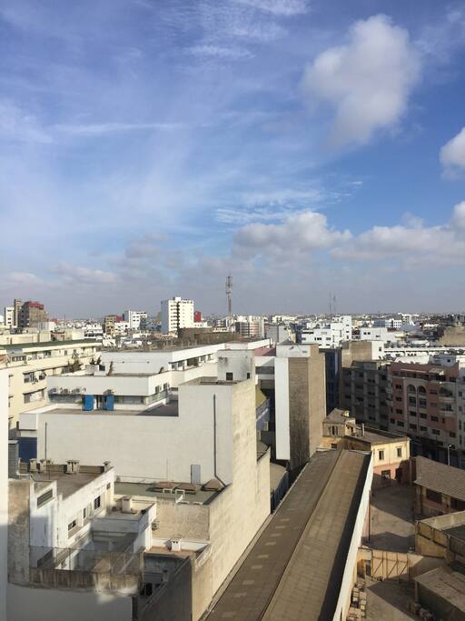 vue depuis le balcon