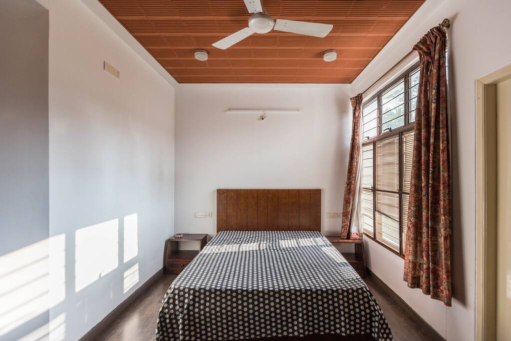 this is double bed room with attached toilet