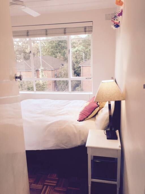 Bedroom, view from the door