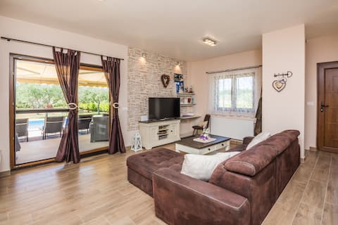 Successful Airbnb property: VILLA MIA (with heated pool and big garden) in Općina Privlaka