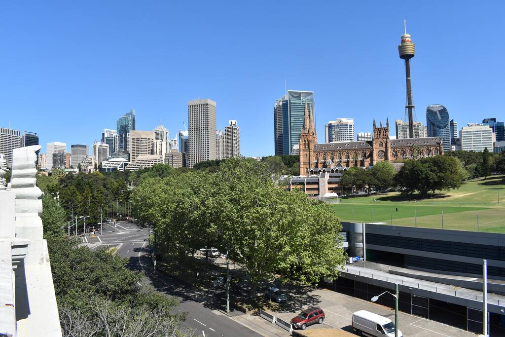 View from roof - close to city