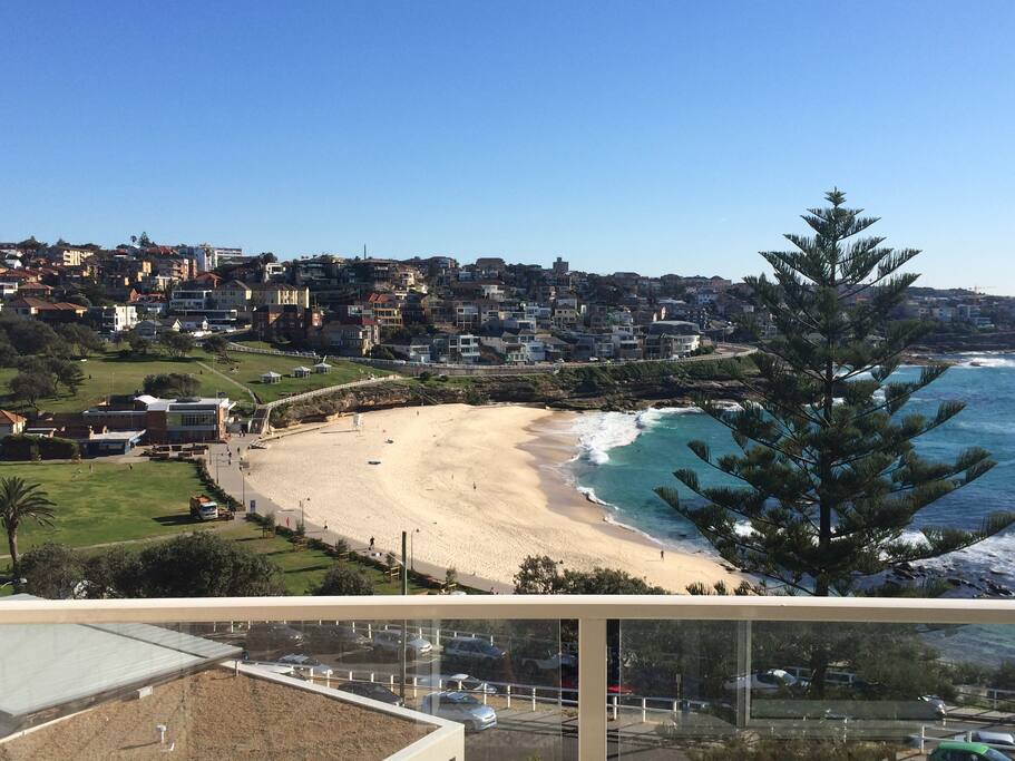 Beach view from the bedroom