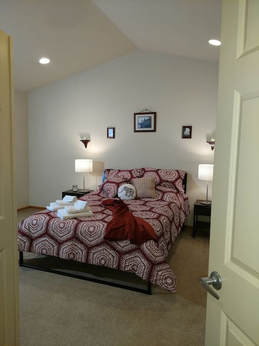 Master bedroom - thru double doors - upstairs