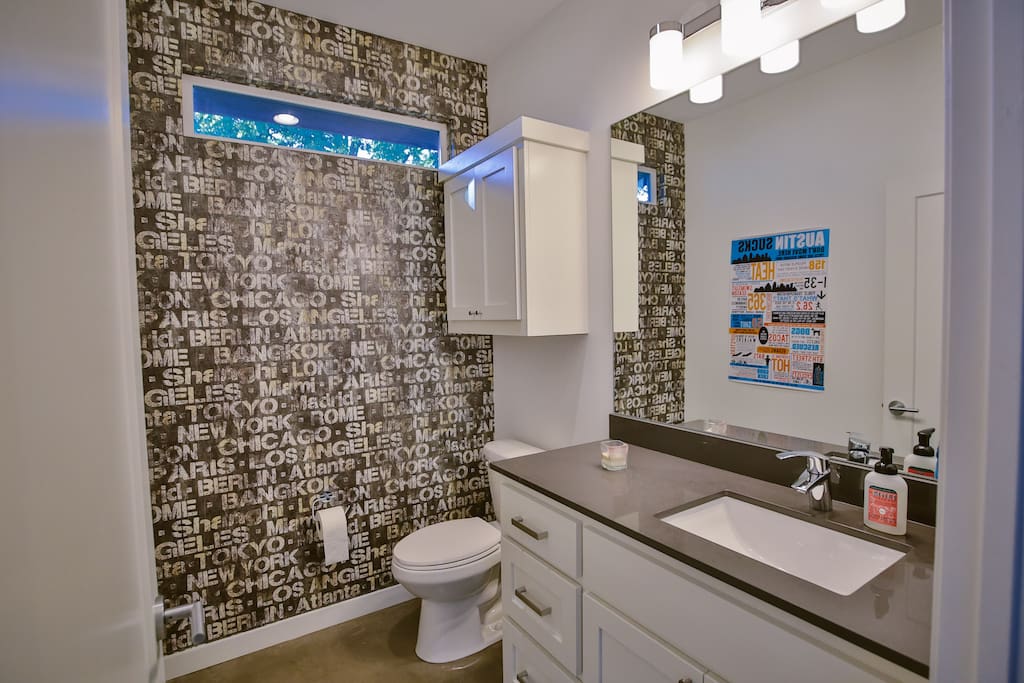downstairs half bathroom