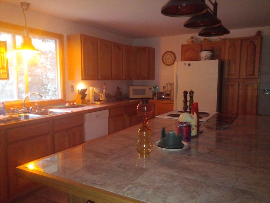 A cooks kitchen