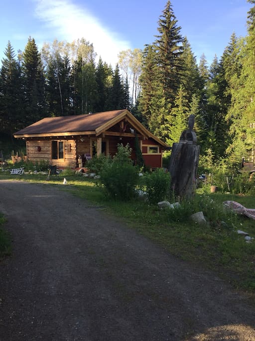 "Peaceful Heart" Log Cabin on Ruth Lake Cottages for Rent in Forest
