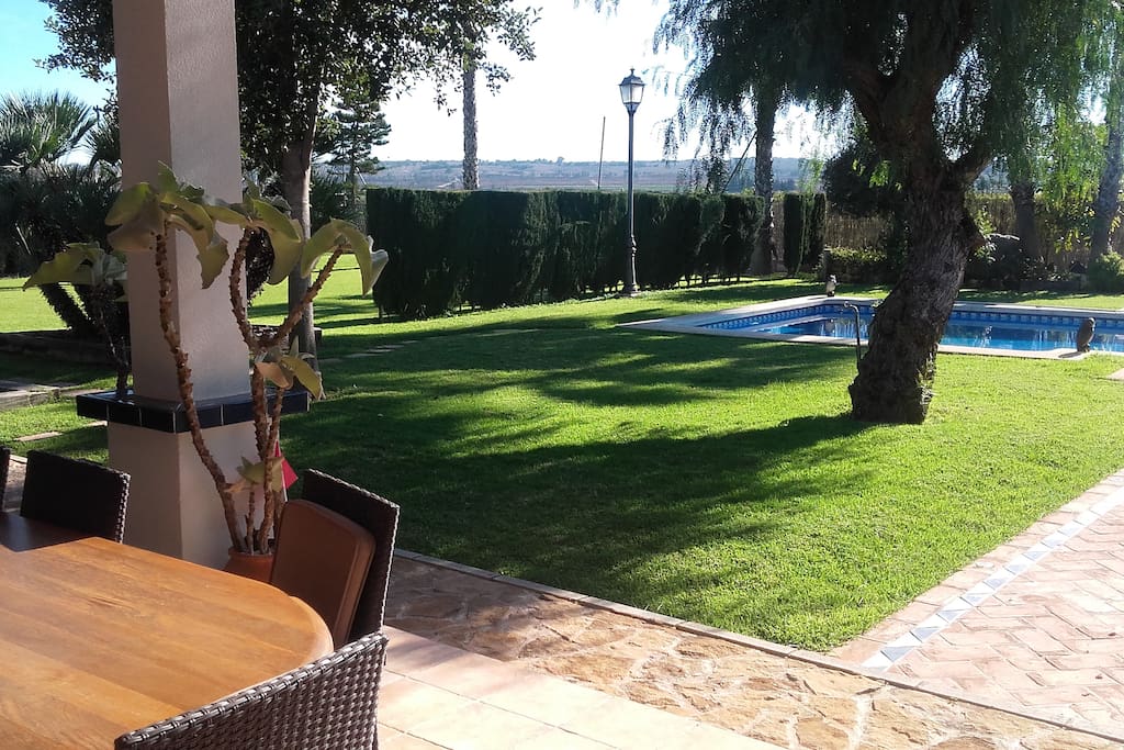 Garten mit Pool