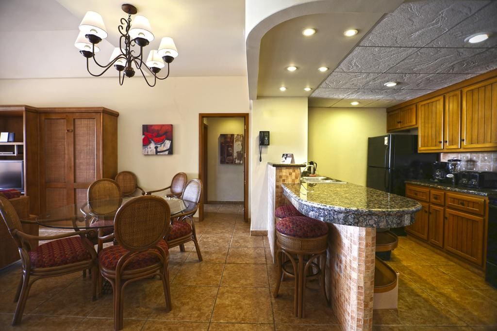 Kitchen and dining room