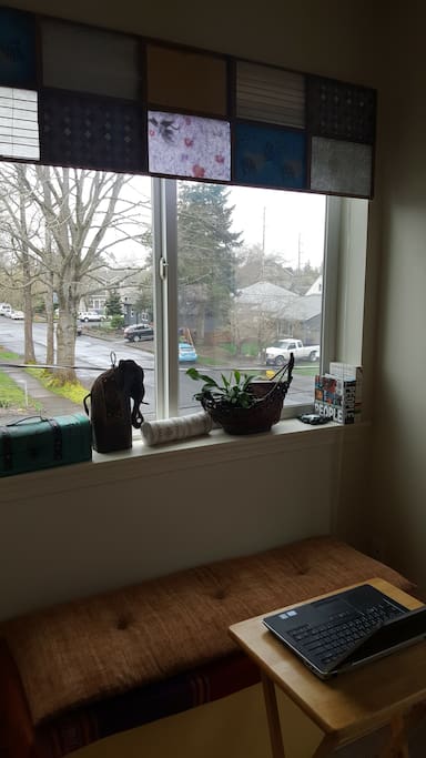 Sitting area in private room
