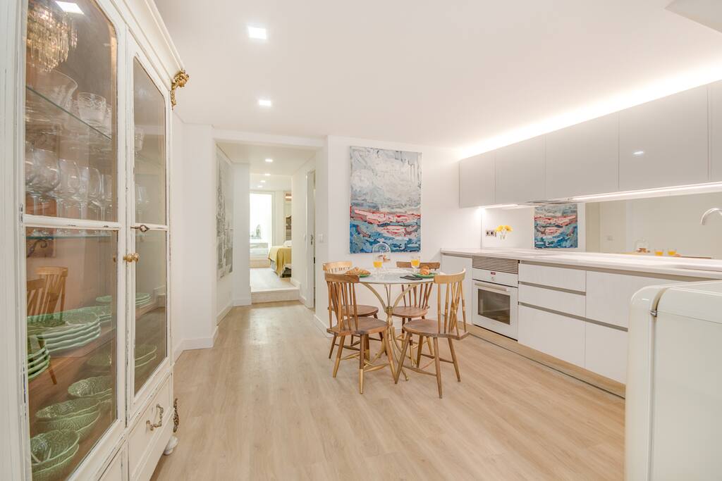 Kitchen and dining area