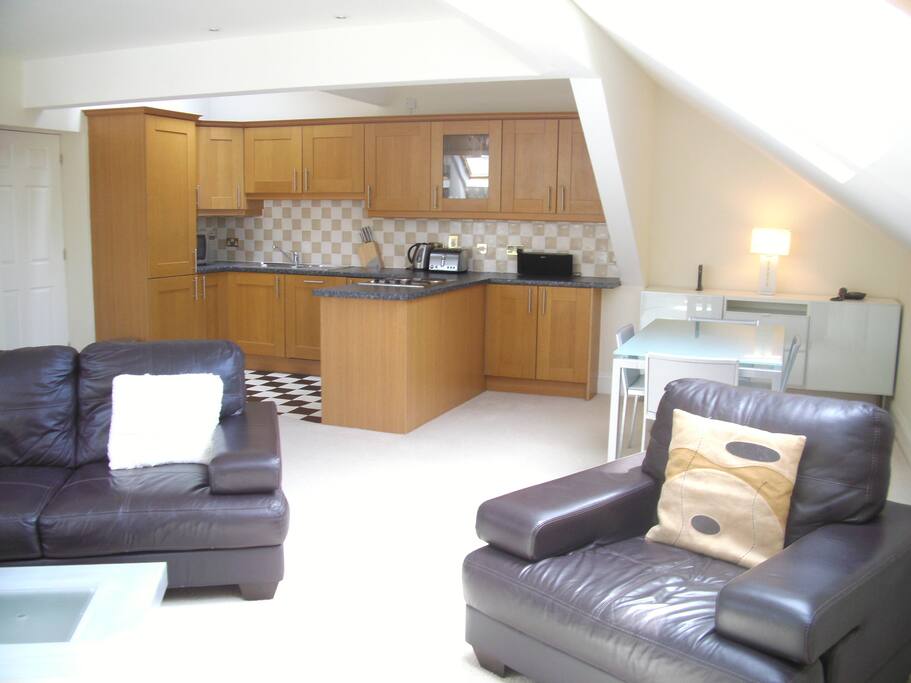 Open plan living space
