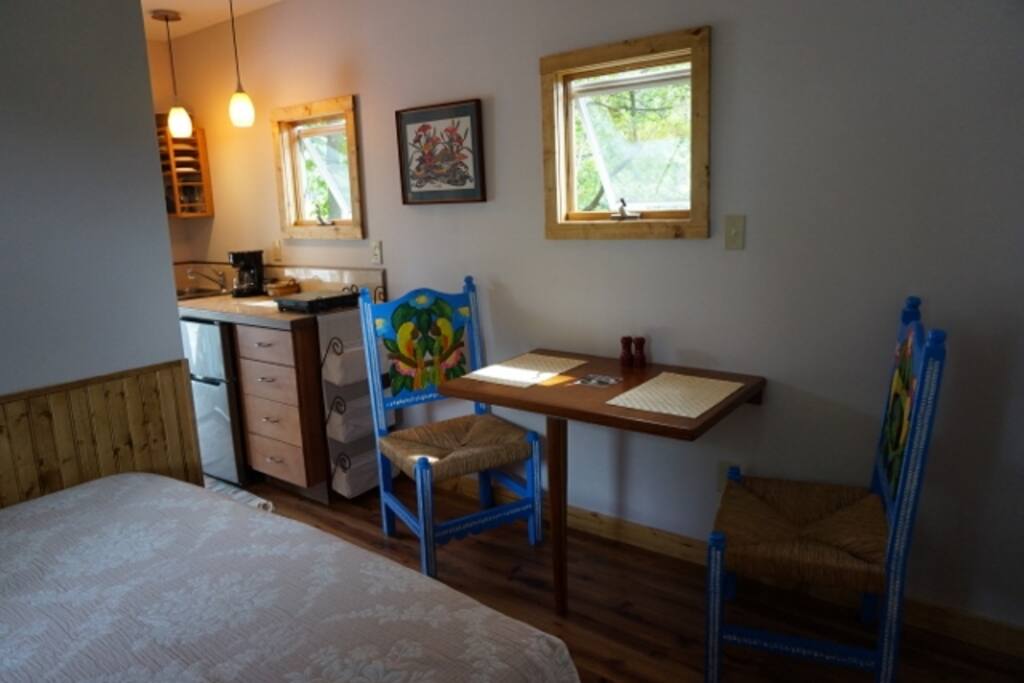view of the dining area