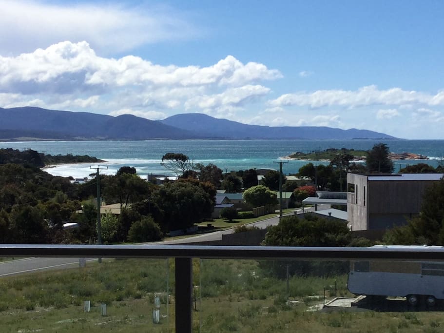 Ocean Views from deck with views of Diamond Island.