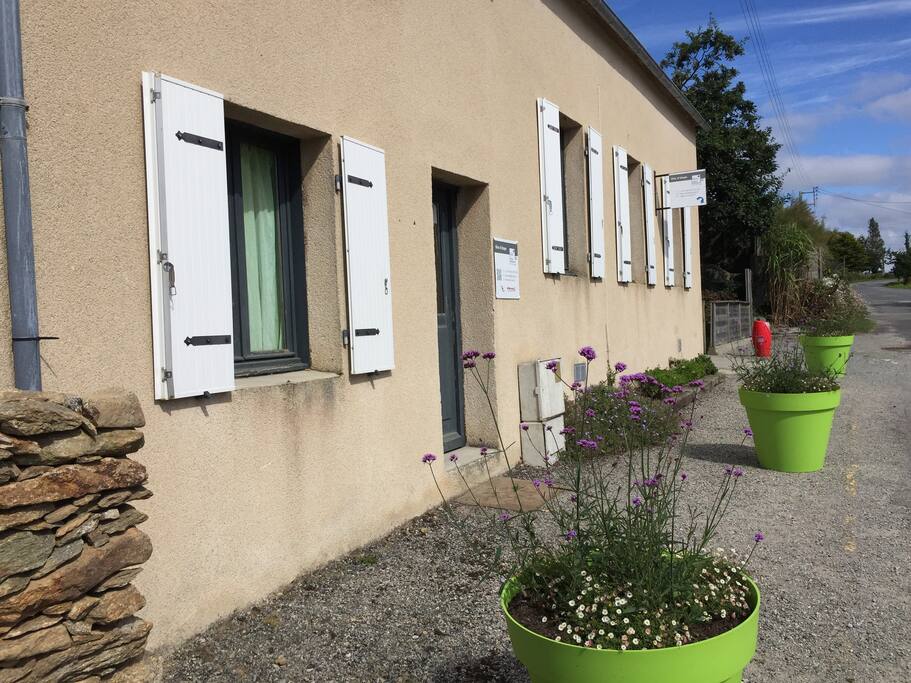 L'entrée du gîte !