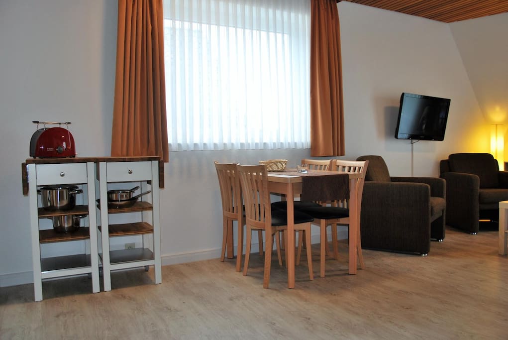 Nige Wark Ferienappartements Whg 36, Duhnen, Wohzimmer