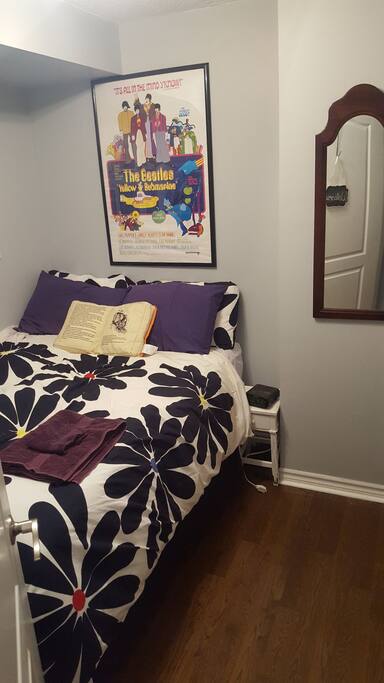 your private room with double bed & locking door