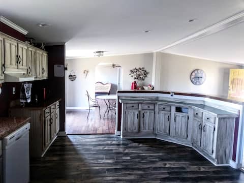 Quiet country setting.