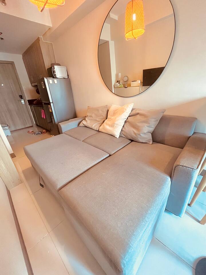 Bäddsoffa med plats för bäddsoffa