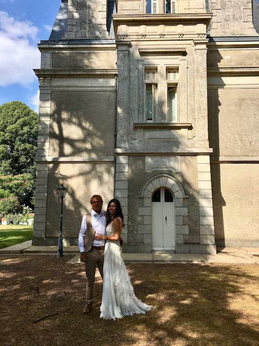 Our first wedding at the chateau. See more images further down.