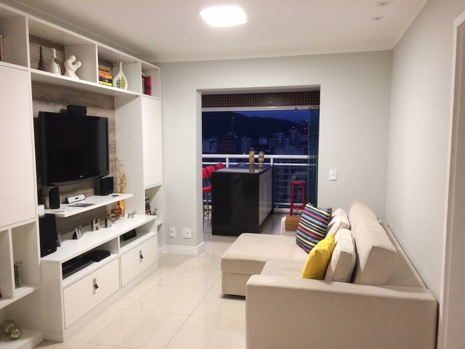 Sala de estar com ar condicionado
