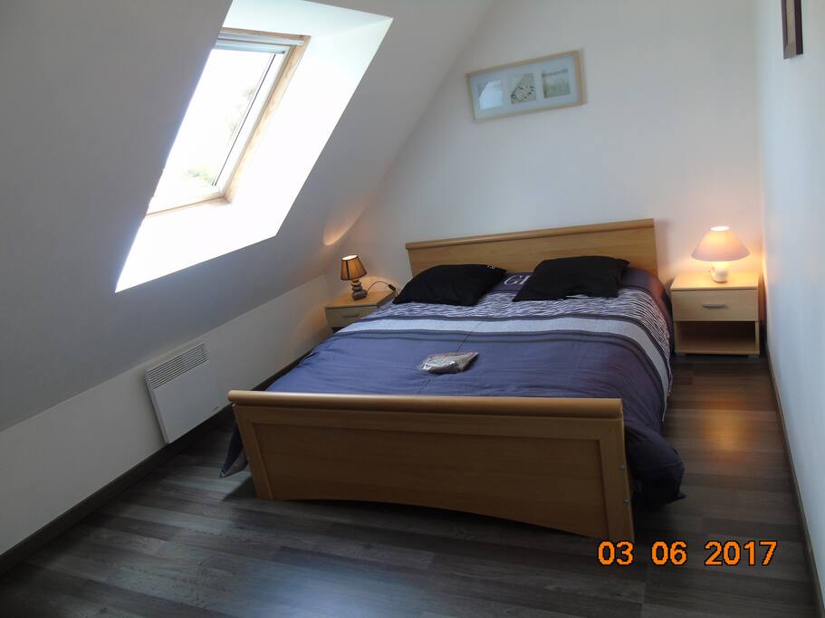 chambre n°2 avec lit de 160*200