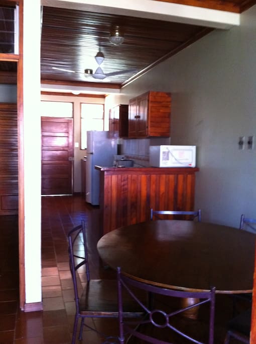 Kitchen and dinning area