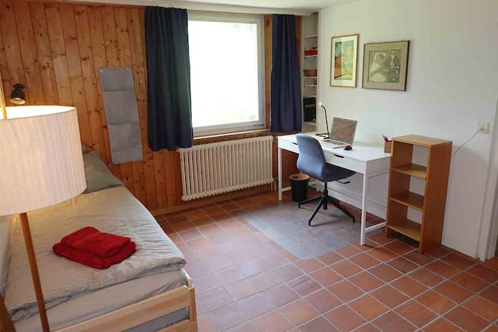 Office with sleeping space for 2 people