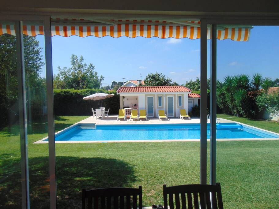 Vista da sala de refeições