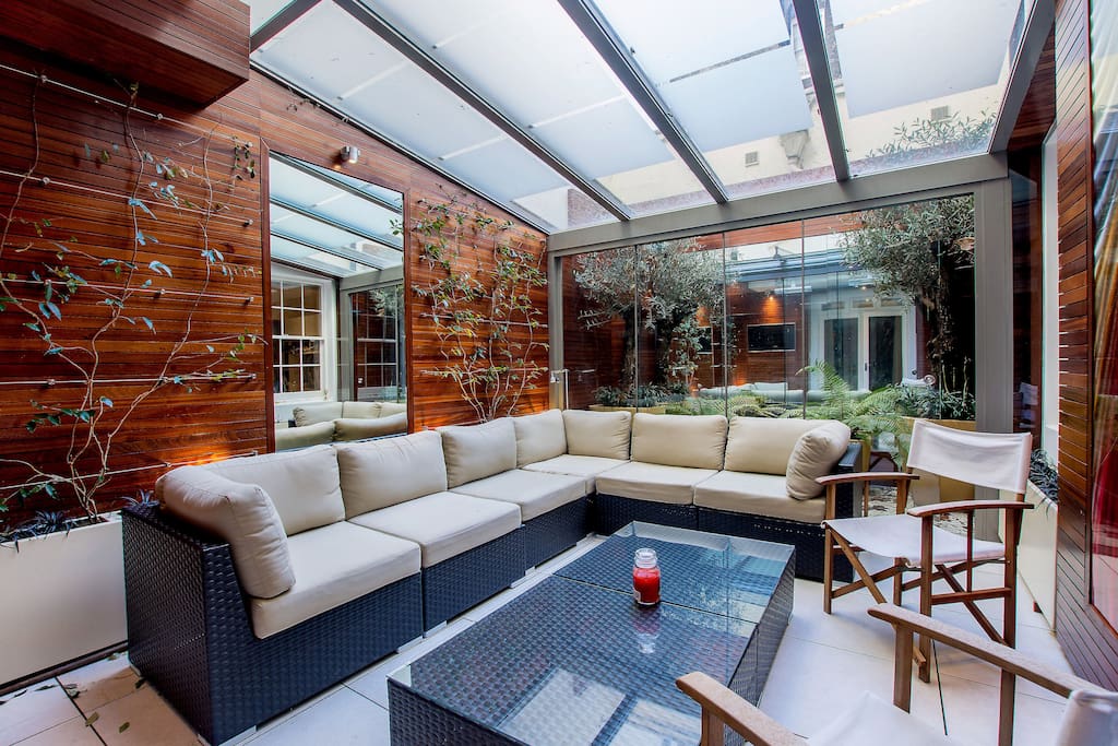Private Courtyard with furniture