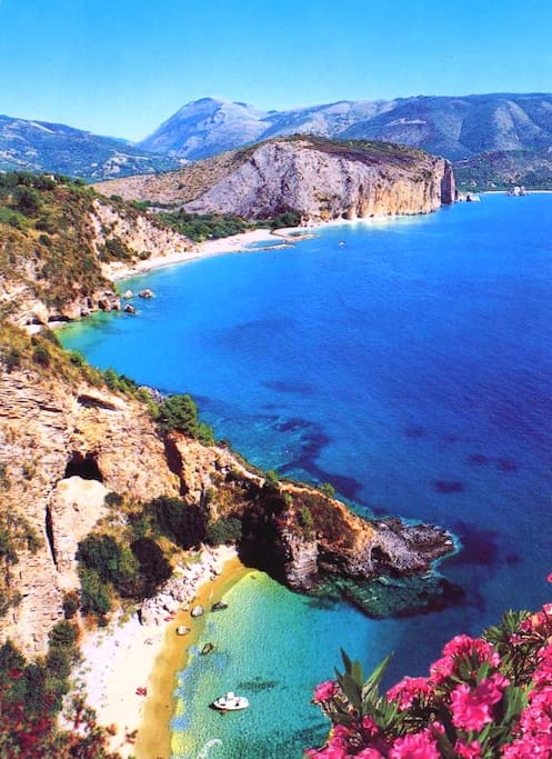 il panorama di spiagge vicine al monolocale