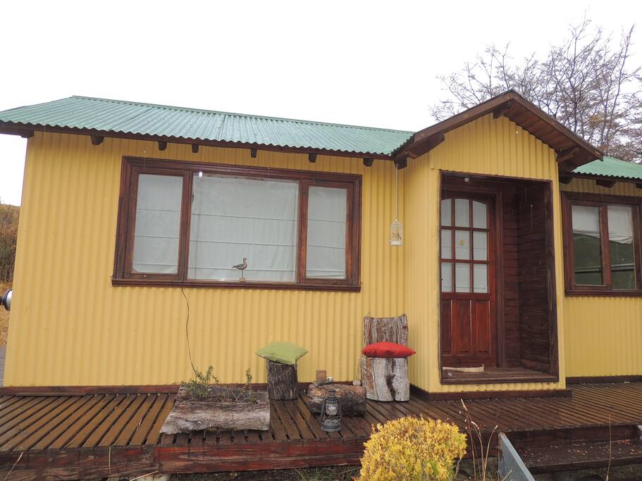 Vista exterior cabaña