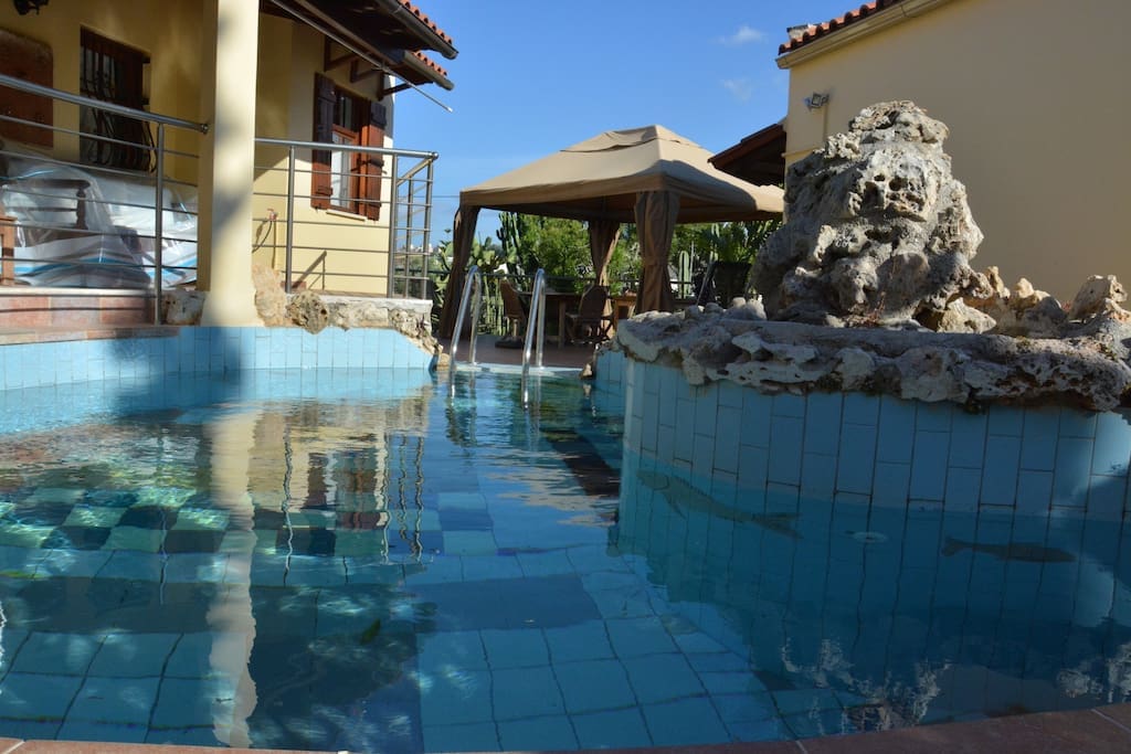 Astralis pool and terrace