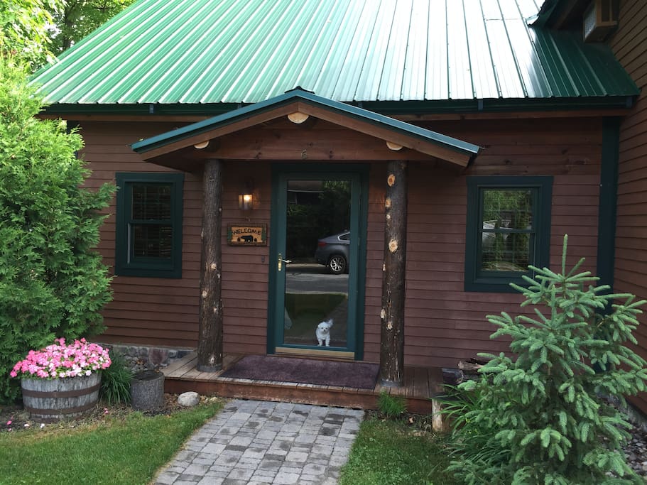 Entrance and porch