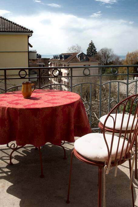 Agréable terrasse plein Sud