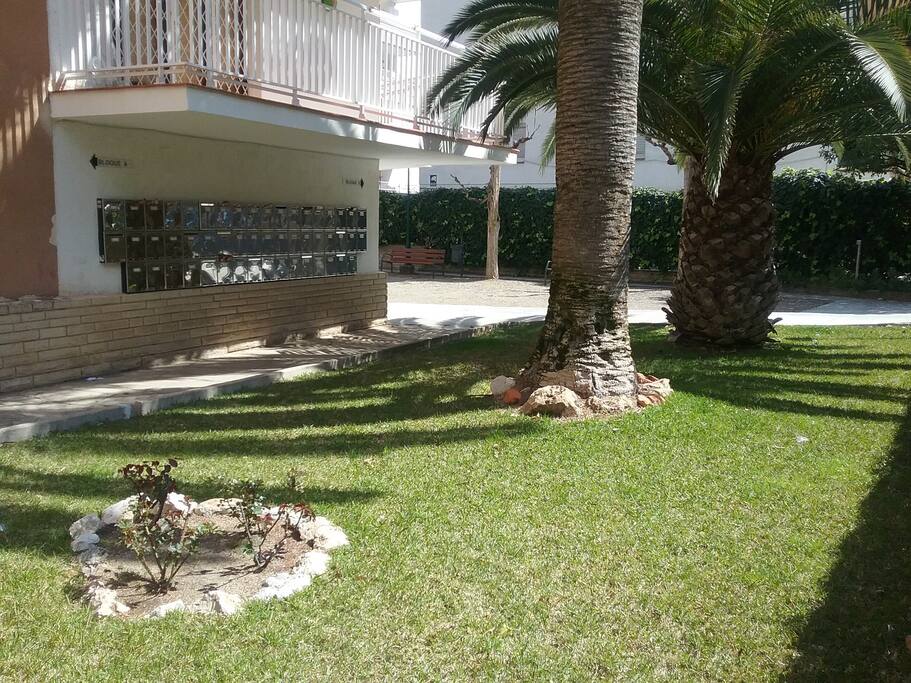 jardín comunitario