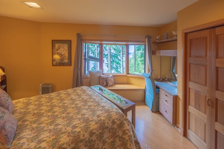 Bedroom 2 with view of Bay and Dot Island