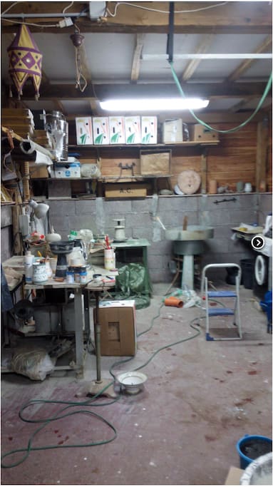 pottery room..laboratorio