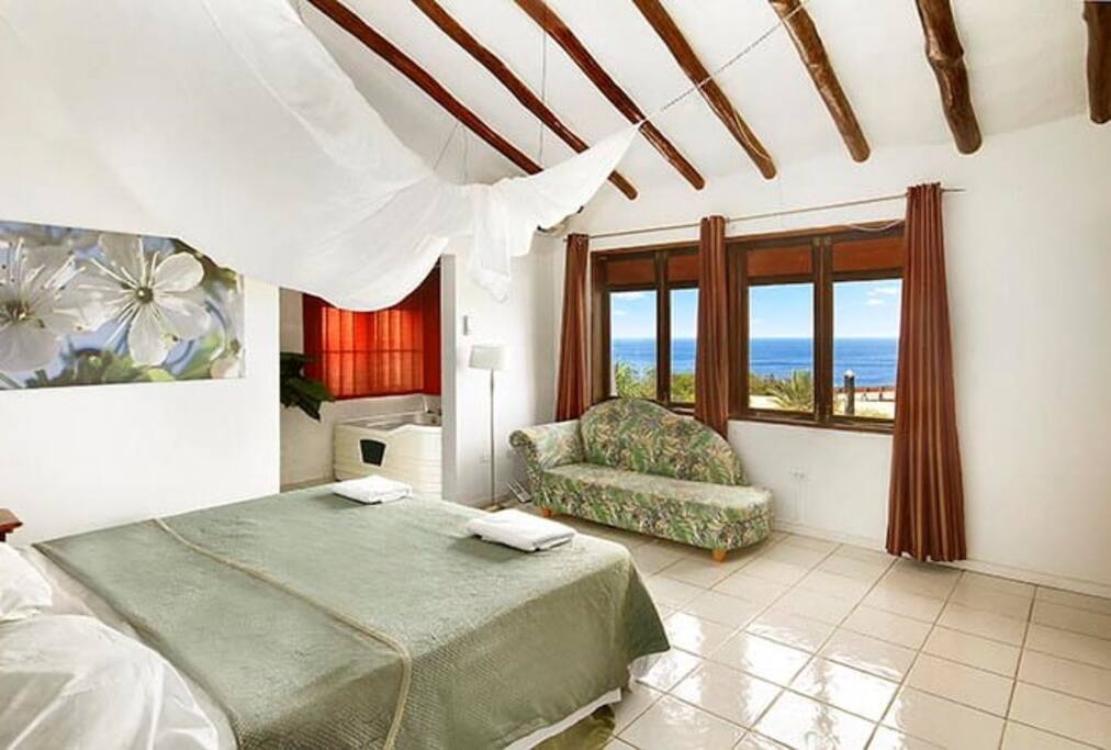 Spacious bedroom