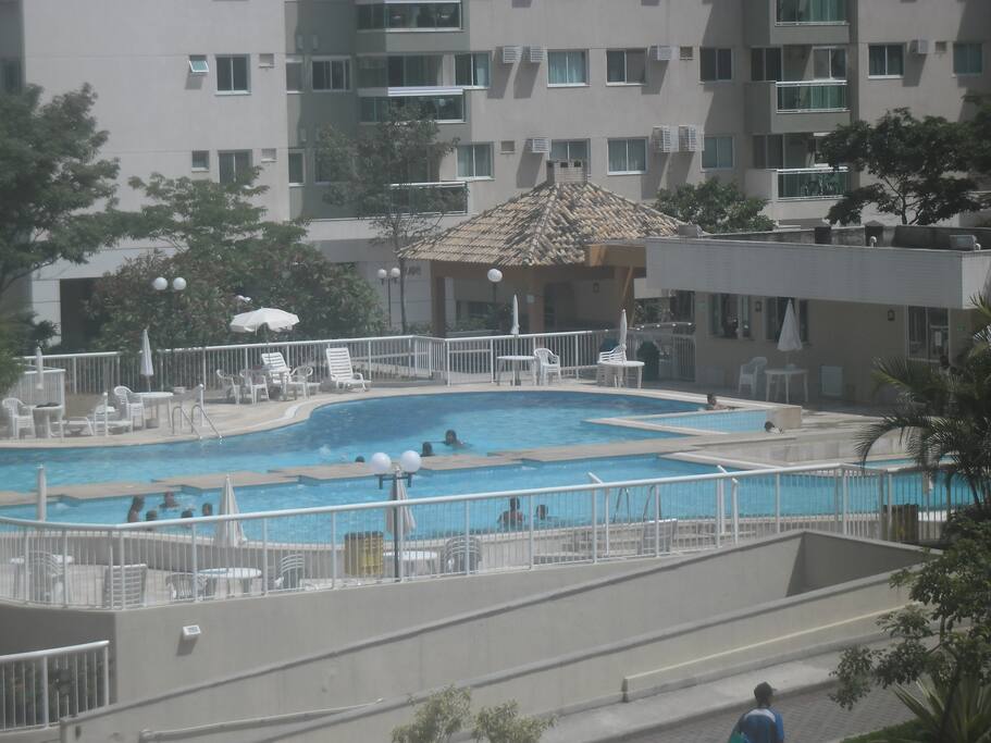 Vista da piscina.