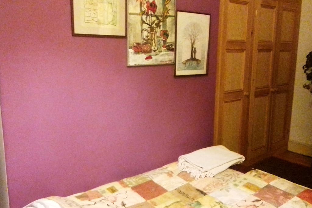 paintings on the wall are from Vitalija