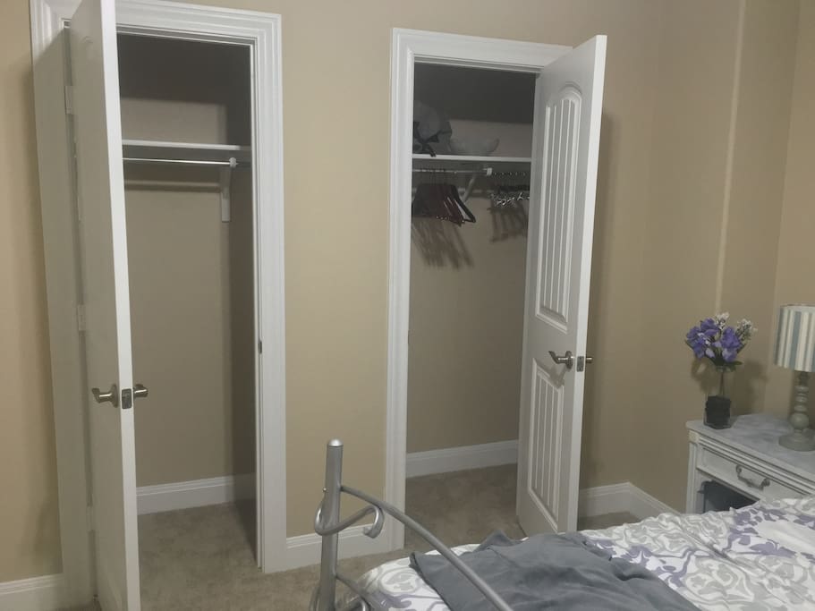 Plenty of closet space